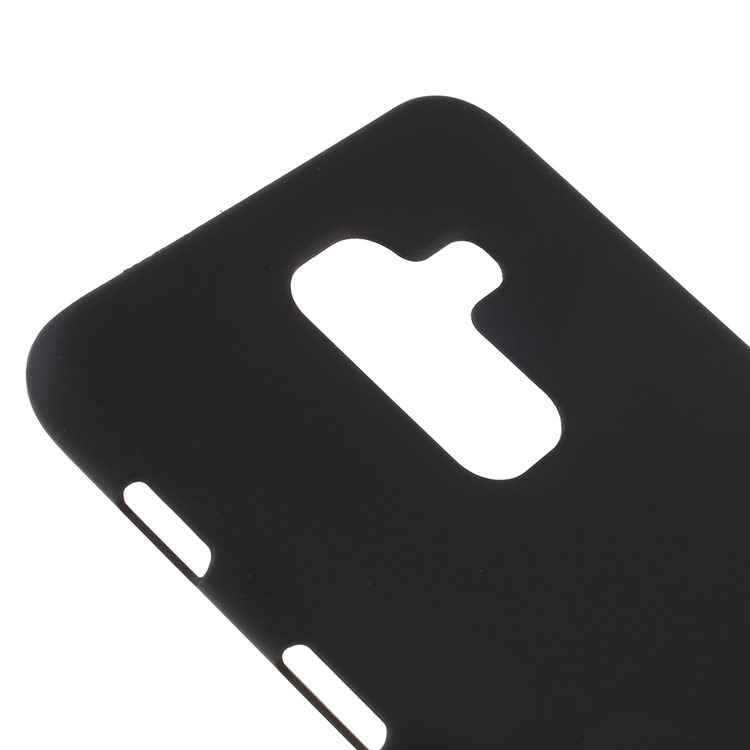 Rubberized Hard Plastic Phone Case for Samsung Galaxy A6+ (2018) - Black-4
