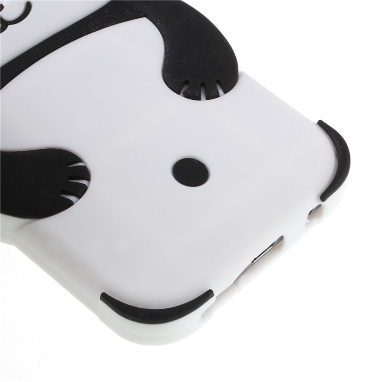 Adorable 3D Panda Silicone Phone Case for Samsung Galaxy S9 G960 - Black-5