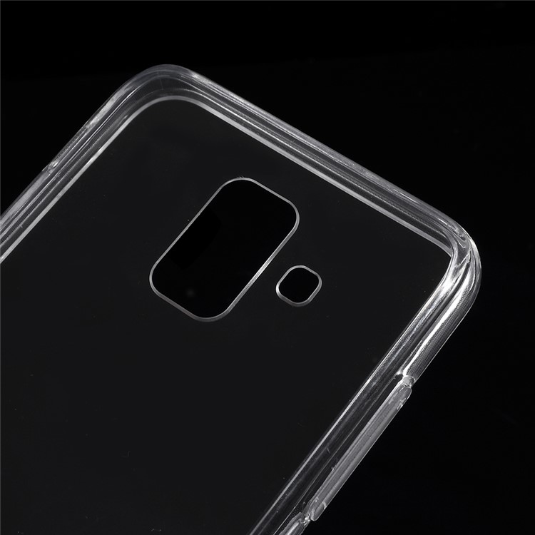 Crystal Clear Acrylic+ TPU Hybrid Back Case for Samsung Galaxy A6 (2018) - Transparent-3