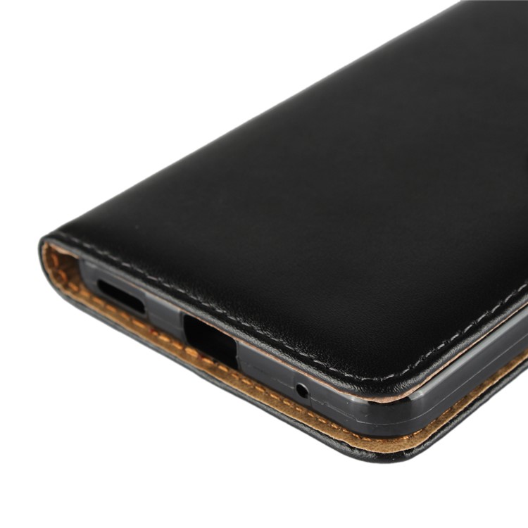 Split Leather Wallet Stand Flip Cover Case for Nokia 6 (2018) - Black-10