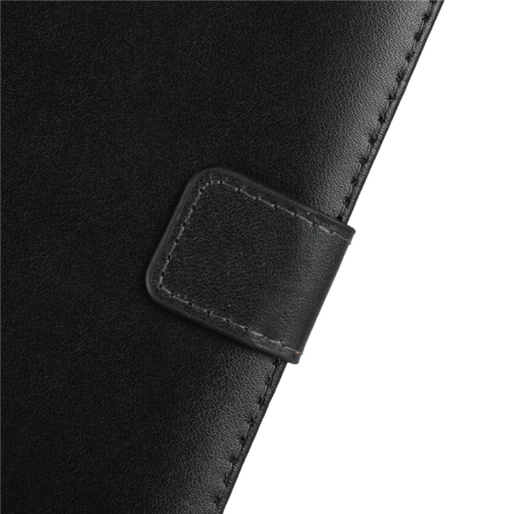 Split Leather Wallet Stand Flip Cover Case for Nokia 6 (2018) - Black-6