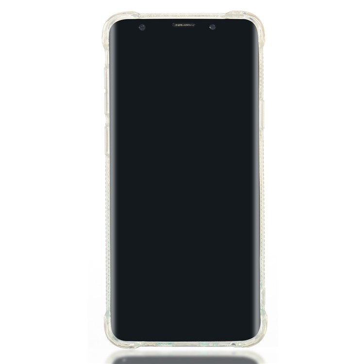 Patterned Liquid Glitter Powder Quicksand Shockproof TPU Back Case for Samsung Galaxy S9 Plus SM-G965 - Never Stop-9