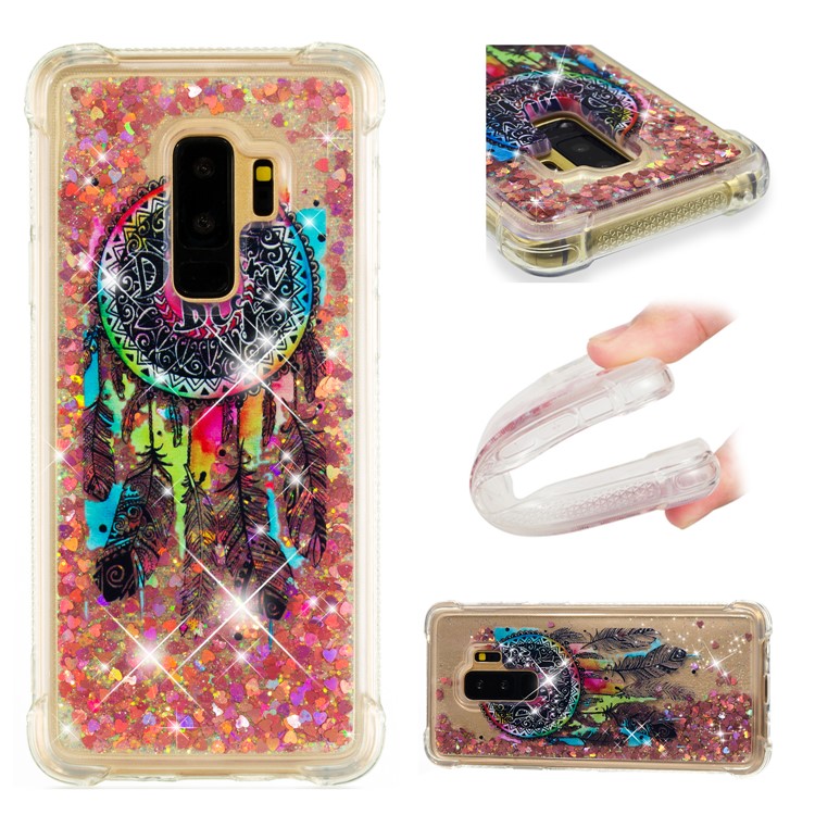 

Patterned Liquid Glitter Powder Quicksand Shockproof TPU Back Case Cover for Samsung Galaxy S9 Plus SM-G965 - Dream Catcher