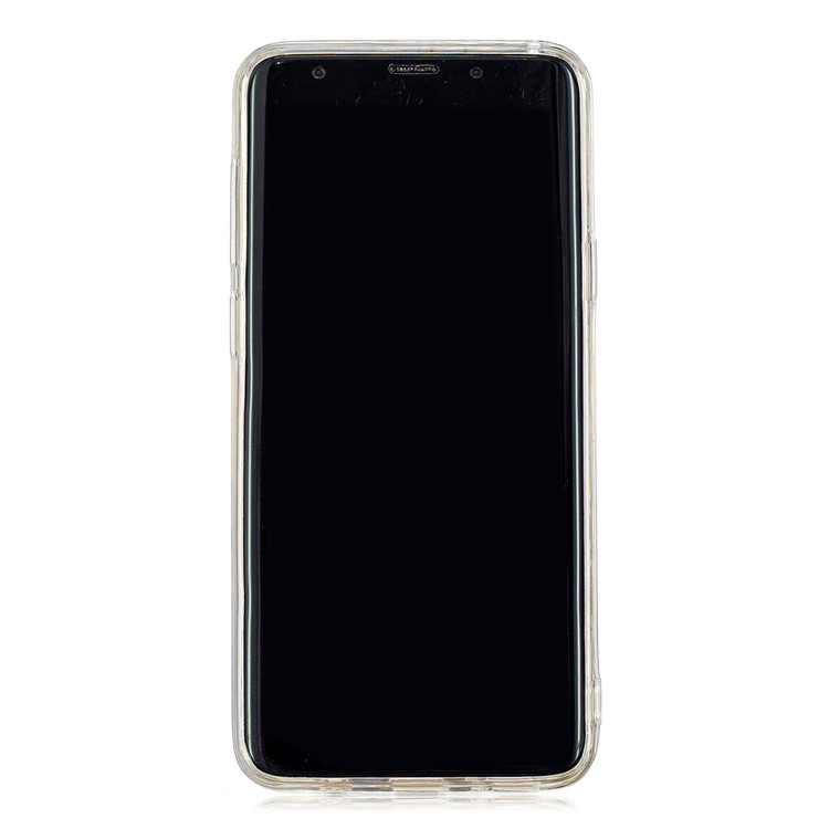 Pattern Printing Soft TPU Mobile Phone Case for Samsung Galaxy S9 Plus SM-G965 - Hello-2