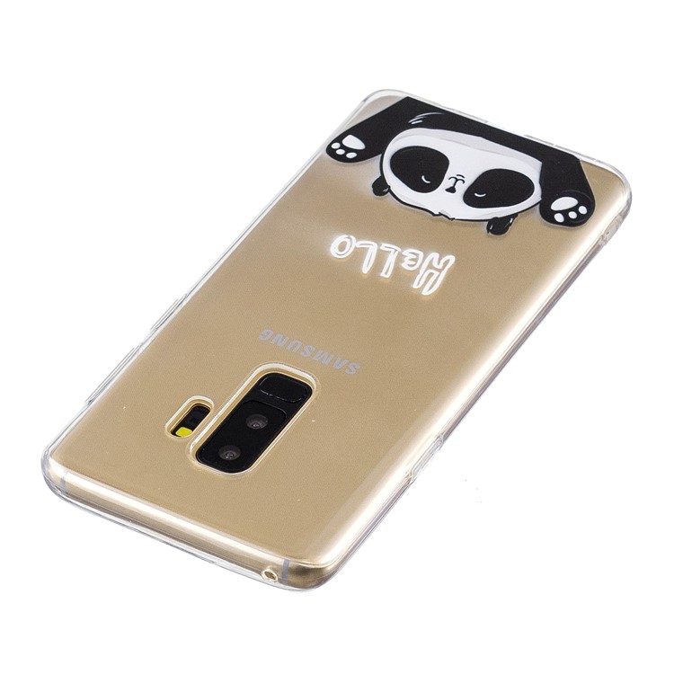 Pattern Printing Soft TPU Mobile Phone Case for Samsung Galaxy S9 Plus SM-G965 - Hello-5