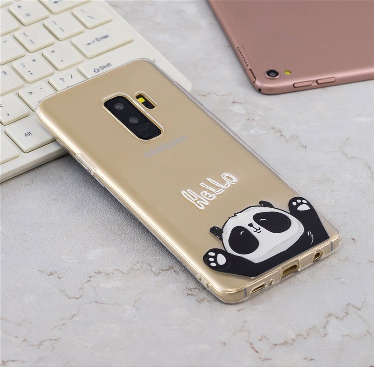 Pattern Printing Soft TPU Mobile Phone Case for Samsung Galaxy S9 Plus SM-G965 - Hello-8