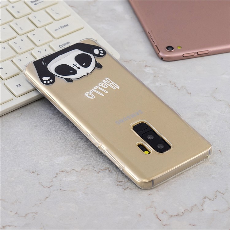 Pattern Printing Soft TPU Mobile Phone Case for Samsung Galaxy S9 Plus SM-G965 - Hello-9