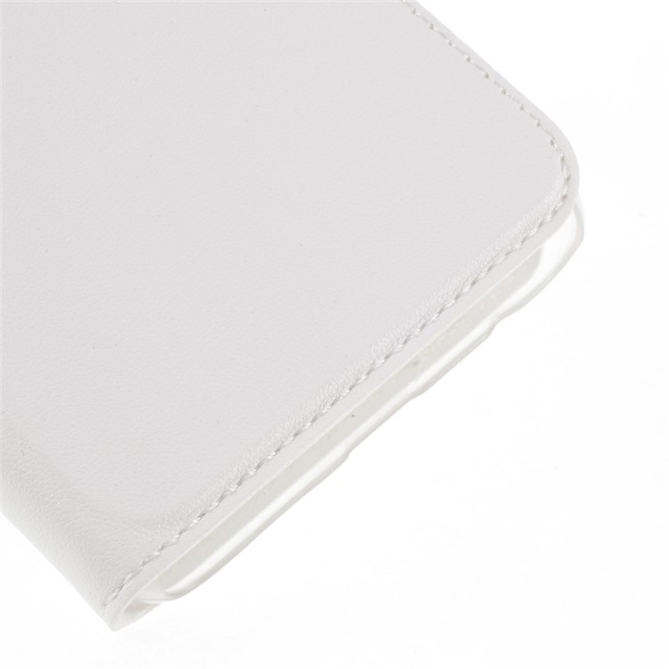 View Window Leather Phone Cover for Samsung Galaxy A6 Plus (2018)/A9 Star Lite - White-4