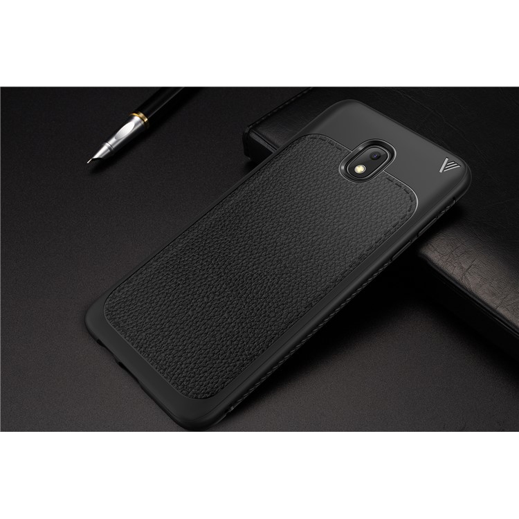 IVSO Gentry Series PU Leather Coated TPU Case for Samsung Galaxy J3 (2018) - Black-7