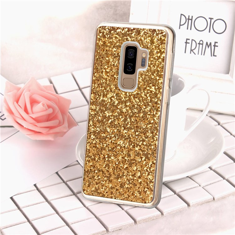 Glittery Sequins TPU Mobile Cover for Samsung Galaxy S9+ G965 - Gold-4