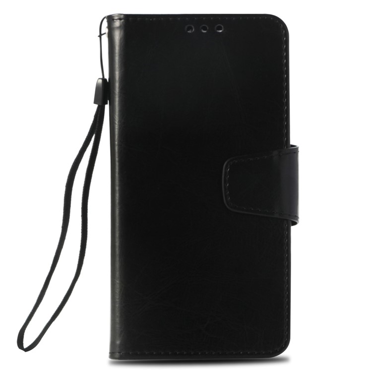 Vintage Oil Buffed Leather Stand Wallet Case for Samsung Galaxy S9 Plus SM-G965 - Black-8