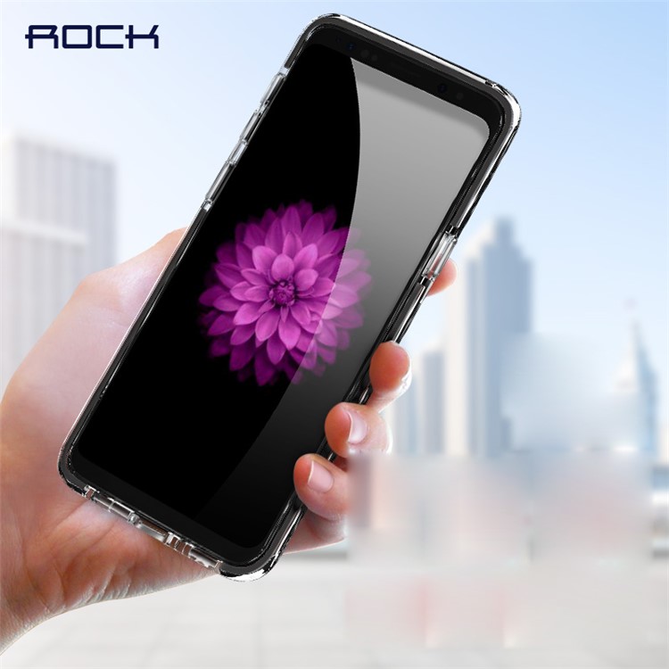 ROCK Guard Series TPU + TPE Hybrid Mobile Casing for Samsung Galaxy S9 Plus SM-G965 - Black-2