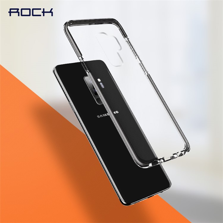 ROCK Guard Series TPU + TPE Hybrid Mobile Casing for Samsung Galaxy S9 Plus SM-G965 - Black-3