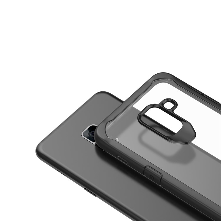 Shock Absorption PC + TPU Hybrid Case for Samsung Galaxy A6 (2018) - Black-15