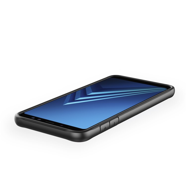 Shock Absorption PC + TPU Hybrid Case for Samsung Galaxy A6 (2018) - Black-9