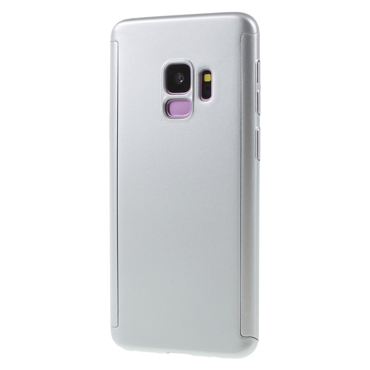 

2-в-1 Полный Защитный Чехол Для ПК Для Samsung Galaxy S9 G960 + Защитный Экран Для Экрана - Серебряный