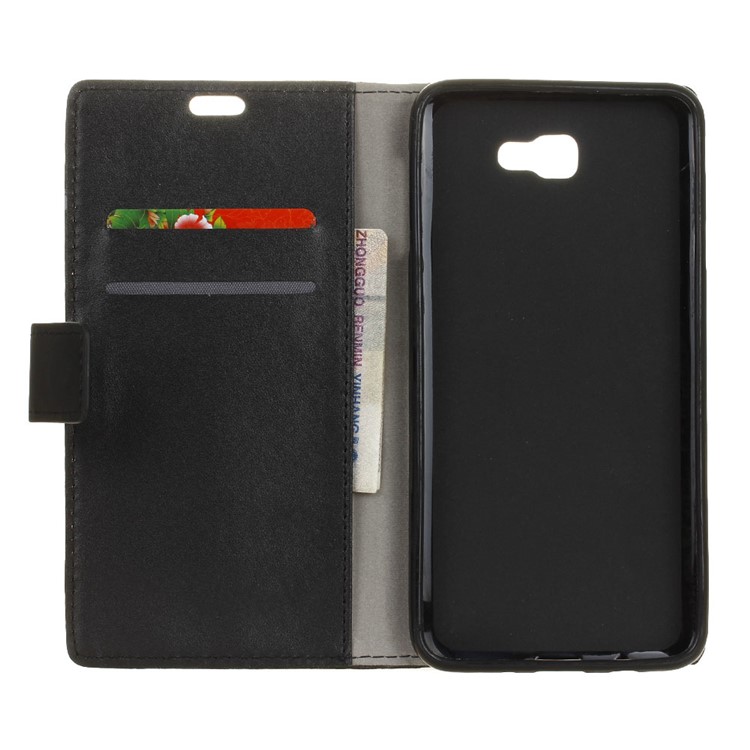 Patterned Leather Wallet Stand Case for Samsung Galaxy J7 Prime 2 / J7 Prime (2018) - Wolf Pattern-4
