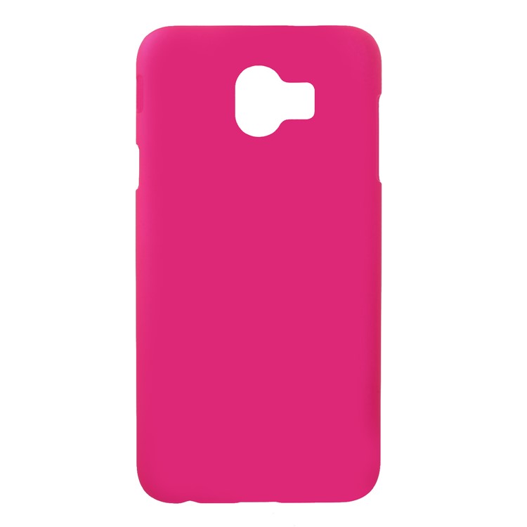 Rubberized Hard Plastic Case for Samsung Galaxy J4 (2018) - Rose-1