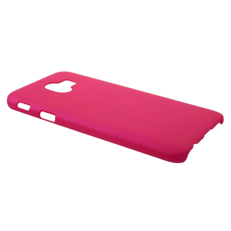 Rubberized Hard Plastic Case for Samsung Galaxy J4 (2018) - Rose-2