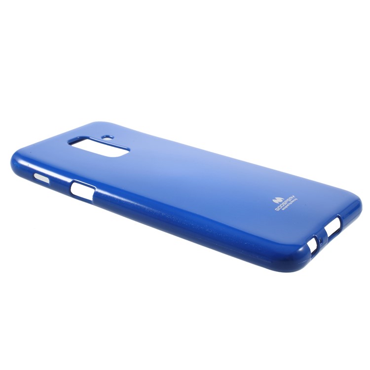MERCURY GOOSPERY Glitter Powder TPU Cellphone Case Cover for Samsung Galaxy A6+ (2018) - Blue-2