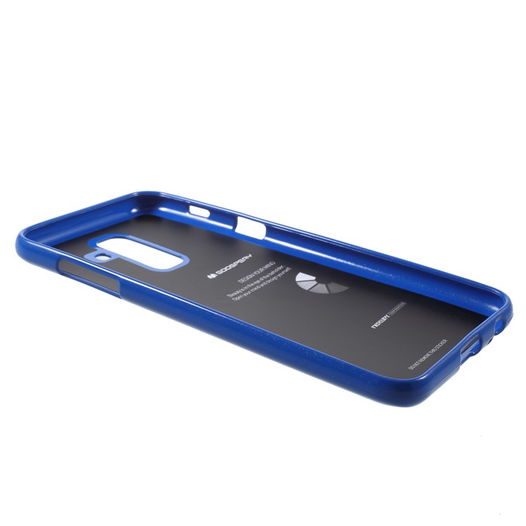MERCURY GOOSPERY Glitter Powder TPU Cellphone Case Cover for Samsung Galaxy A6+ (2018) - Blue-3