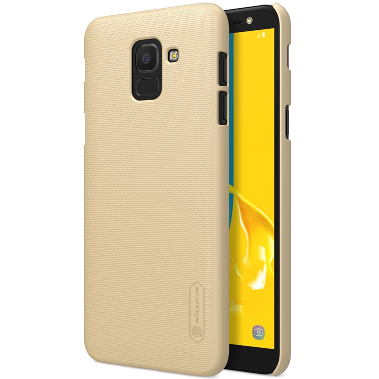 

NILLKIN for Samsung Galaxy J6 (2018) Super Frosted Shield PC Mobile Cover Case - Gold, Galaxy J6 (2018)