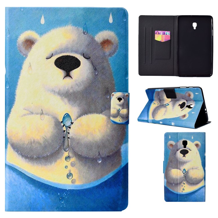 

Pattern Printing Stand Leather Smart Casing for Samsung Galaxy Tab A 8.0 (2017) T380 - Polar Bear