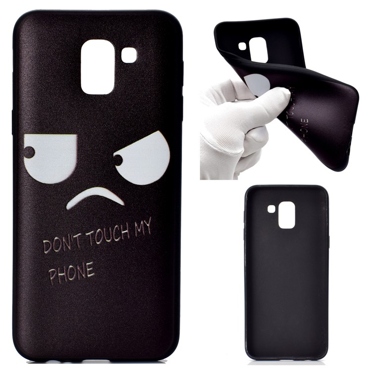 

Patterned Printing Soft TPU Phone Shell for Samsung Galaxy J6 (2018) - Angry Face, Galaxy J6 (2018)