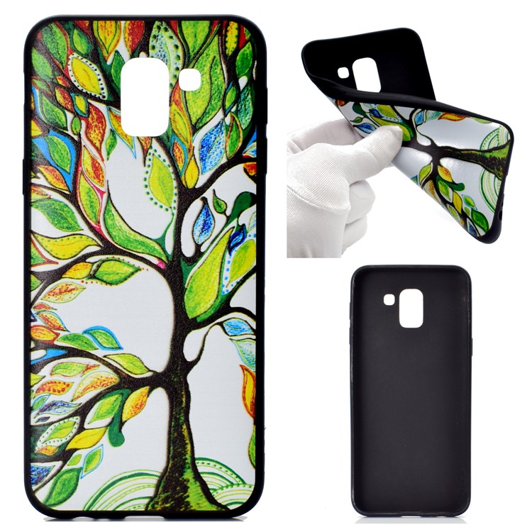 

Patterned Printing Soft TPU Cell Phone Case for Samsung Galaxy J6 (2018) - Tree with Colorful Leaves, Galaxy J6 (2018)