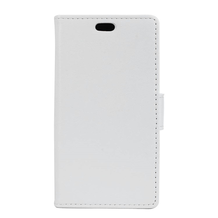 

Crazy Horse Wallet Leather Stand Cover for Samsung Galaxy J3 (2018) / J3 Star - White