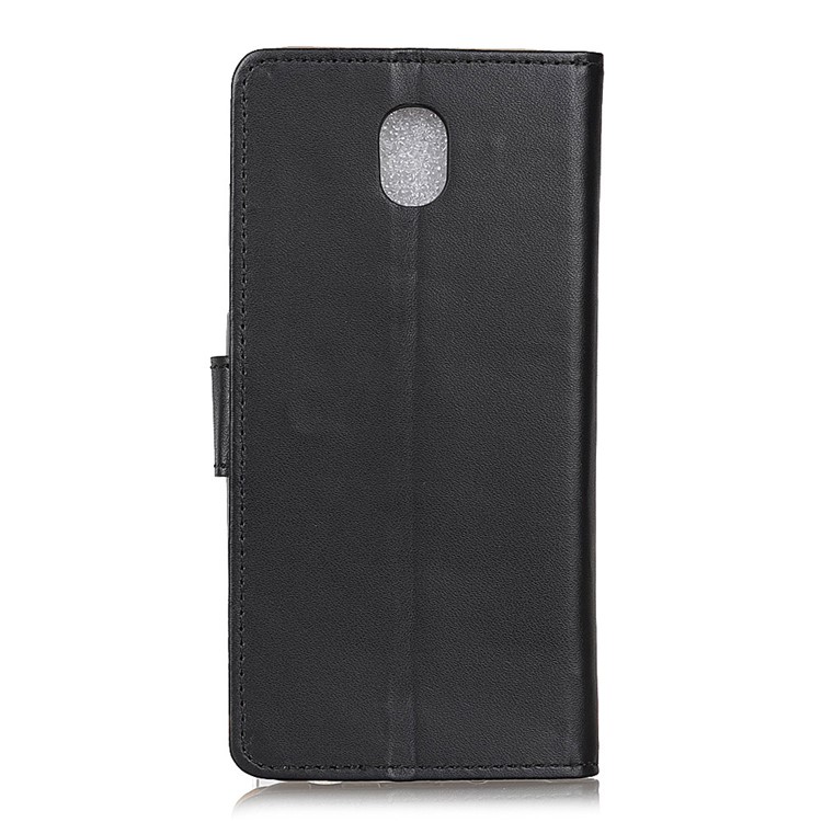 PU Leather Wallet Stand Case for Samsung Galaxy J7 (2018) - Black-3