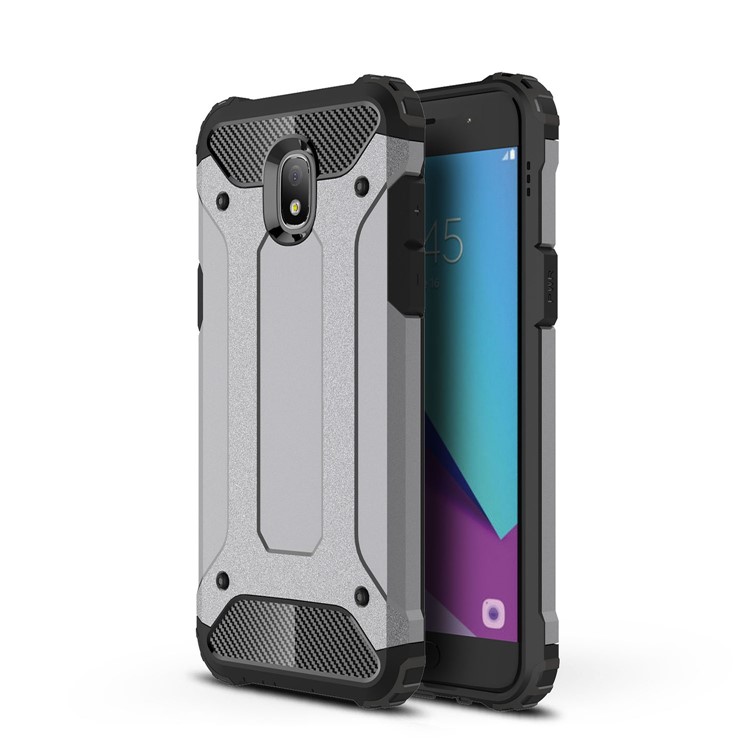 

Armor Guard Plastic + TPU Combo Protection Case for Samsung Galaxy J3 (2018) J337 / J3 Star - Grey