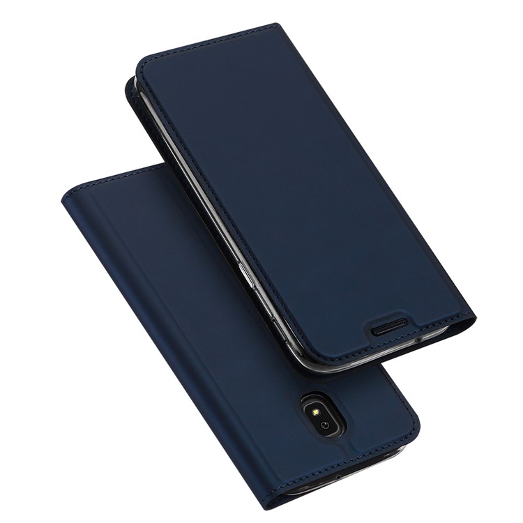 

DUX DUCIS Skin Pro Series Leather Stand Shell for Samsung Galaxy J7 (2018) - Dark Blue