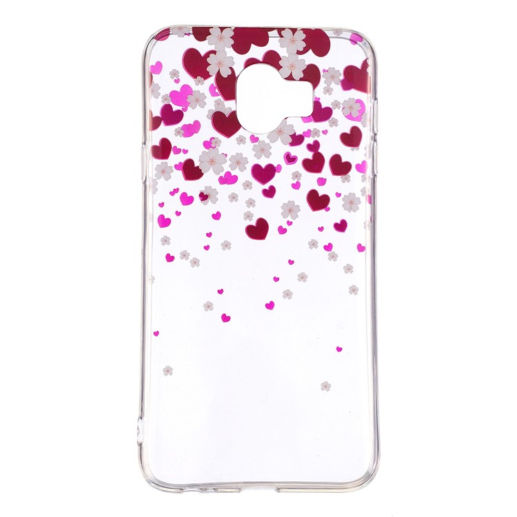 

Модель Печати IMD Slim TPU Задний Чехол Для Samsung Galaxy J4 (2018) - Сердце И Цветок, Galaxy J4 (2018)