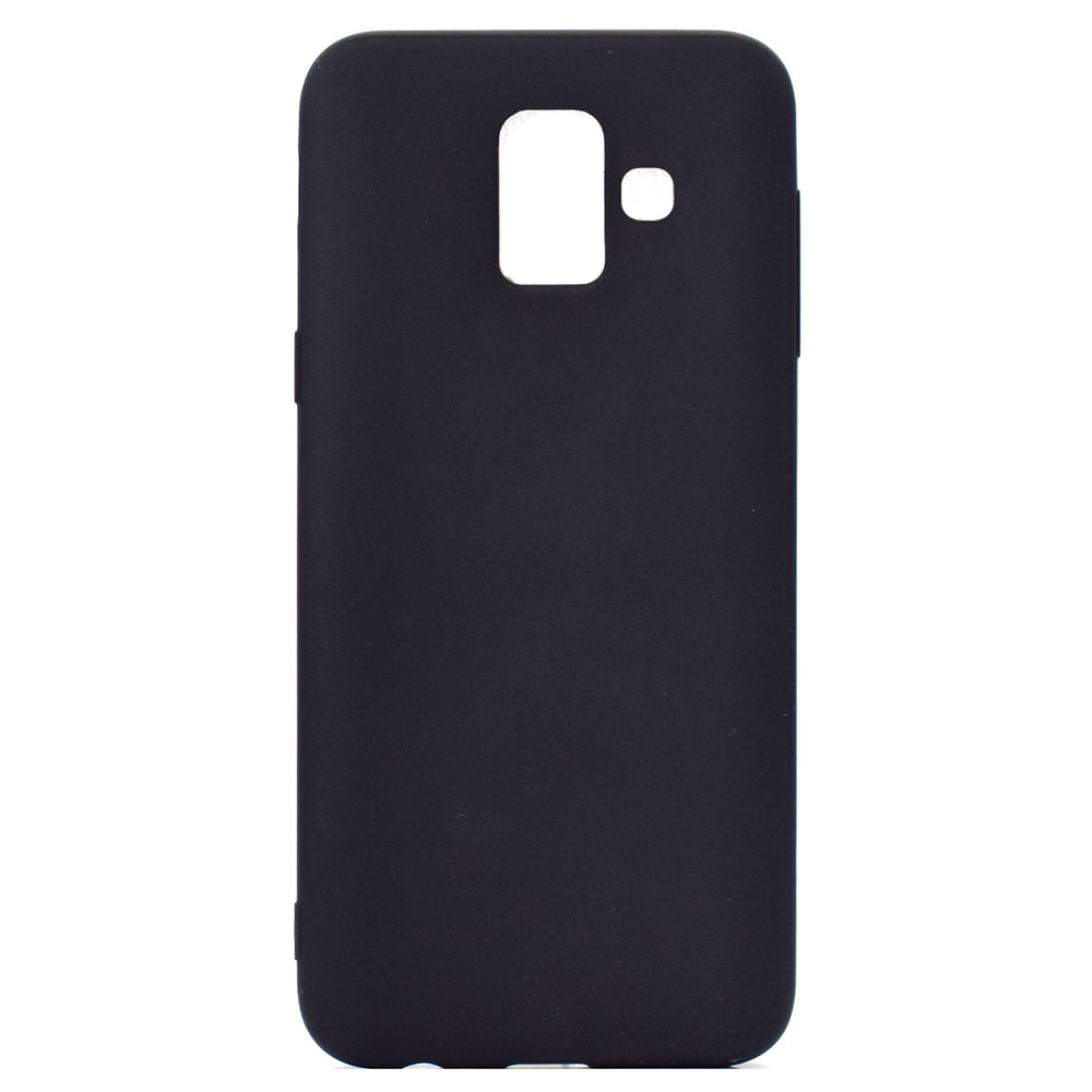 Soft Matte TPU Case for Samsung Galaxy A6 (2018) - Black-2
