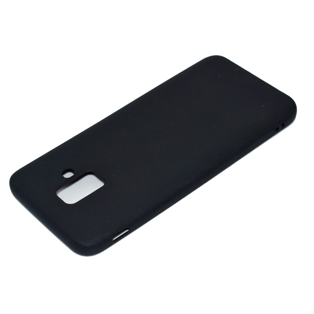 Soft Matte TPU Case for Samsung Galaxy A6 (2018) - Black-4