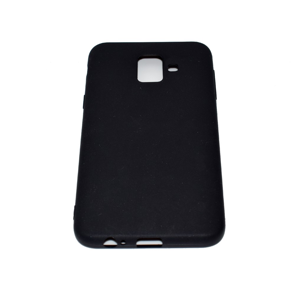 Soft Matte TPU Case for Samsung Galaxy A6 (2018) - Black-5