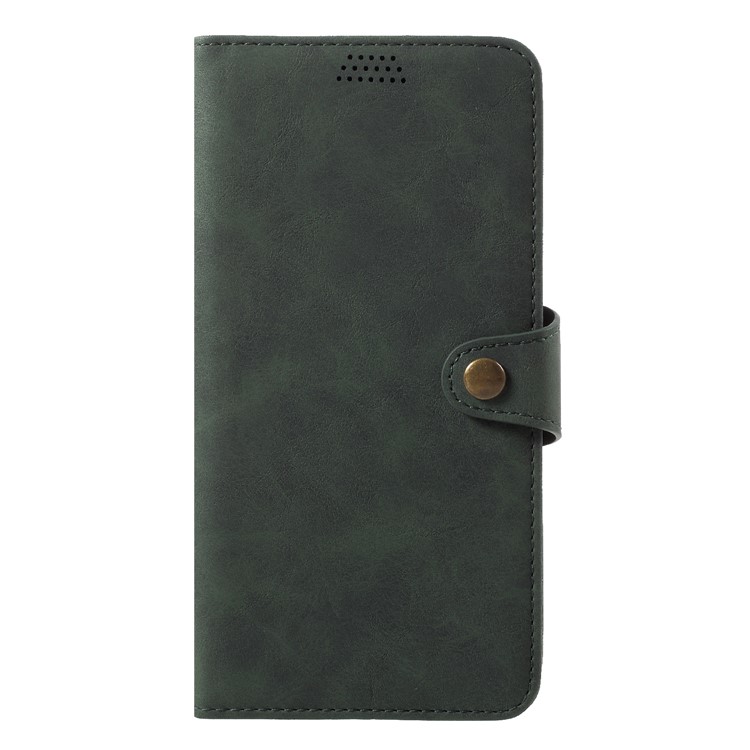 

Textured PU Leather Wallet Stand Flip Cover Case for Samsung Galaxy S9 Plus SM-G965 - Green