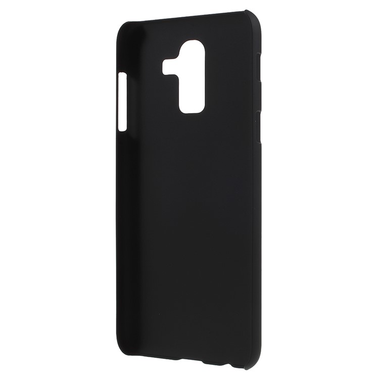 Rubberized Hard PC Case for Samsung Galaxy J8 (2018) - Black-3