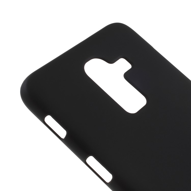 Rubberized Hard PC Case for Samsung Galaxy J8 (2018) - Black-4