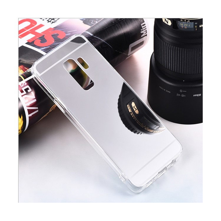 

Electroplated Mirror-like TPU Back Cover for Samsung Galaxy S9+ SM-G965 - Silver