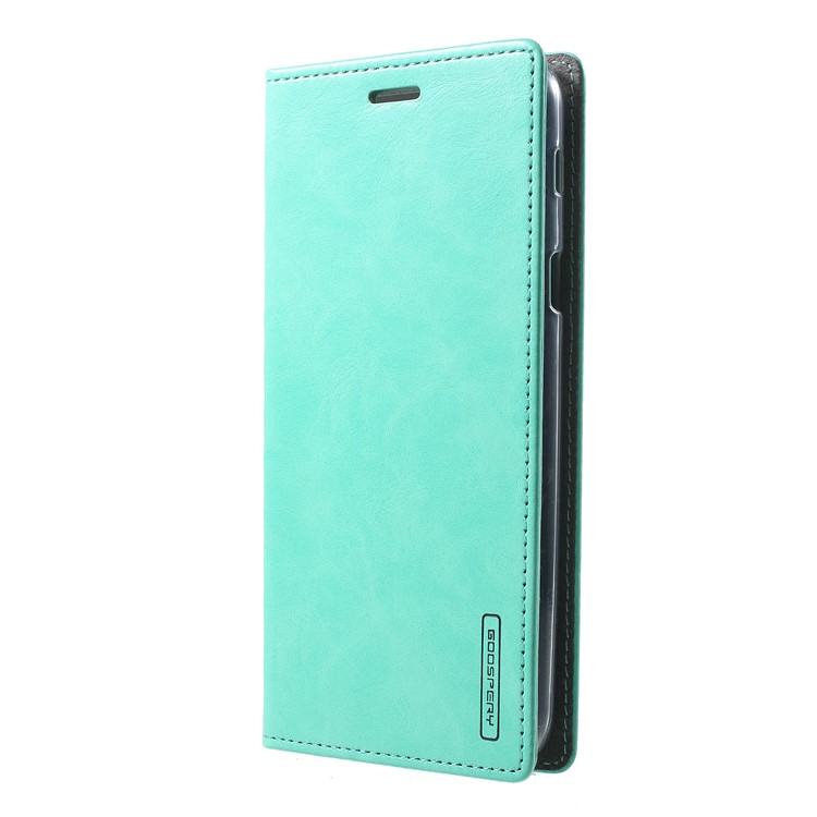 

MERCURY GOOSPERY Blue Moon Leather Wallet Shell Cover for Samsung Galaxy A6 (2018) - Cyan
