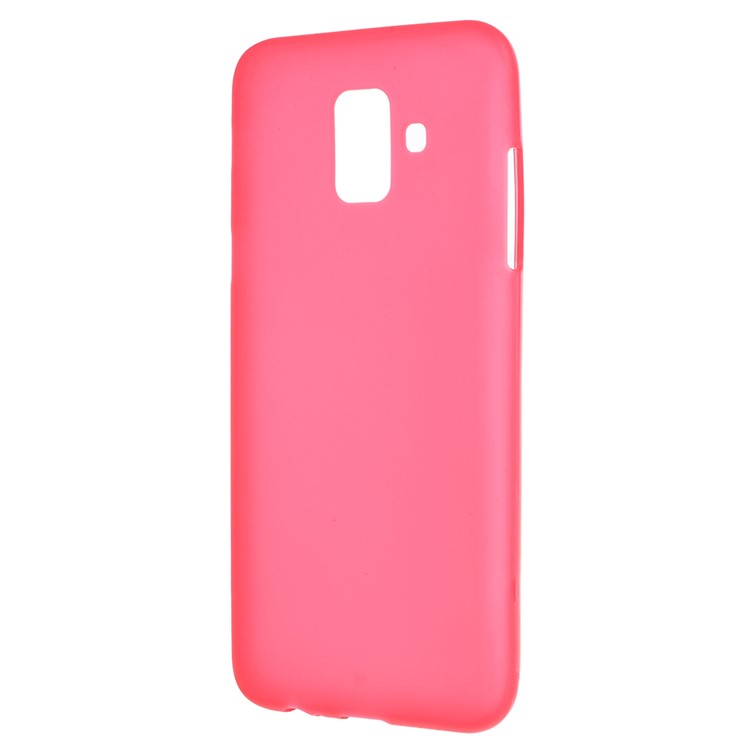 Cassa Del Telefono TPU Opaca A Doppia Faccia Per Samsung Galaxy A6 (2018) - Rosso-2