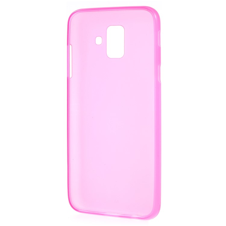 Double-sided Matte TPU Gel Casing for Samsung Galaxy A6 (2018) - Rose-3
