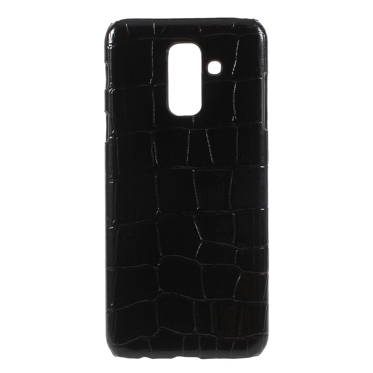 

PU Leather Coated PC Back Phone Shell for Samsung Galaxy A6+ (2018) / A9 Star Lite - Crocodile Texture