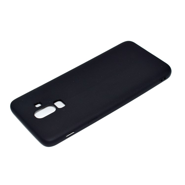 Solid Color Matte Soft TPU Phone Case for Samsung Galaxy J8 (2018) - Black-4