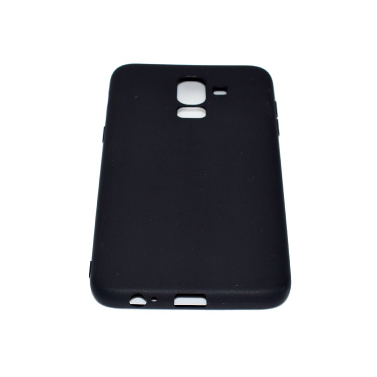 Solid Color Matte Soft TPU Phone Case for Samsung Galaxy J8 (2018) - Black-5
