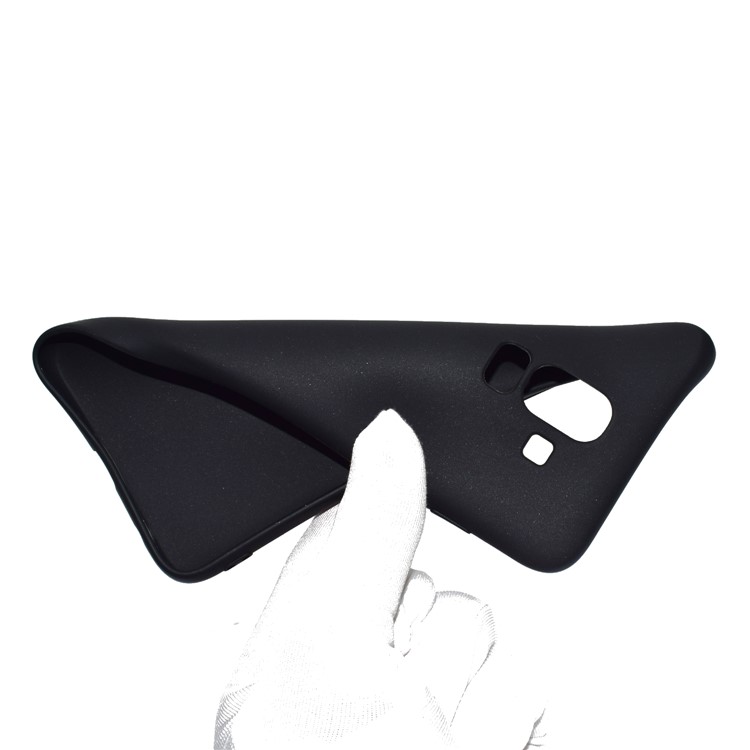 Solid Color Matte Soft TPU Phone Case for Samsung Galaxy J8 (2018) - Black-6
