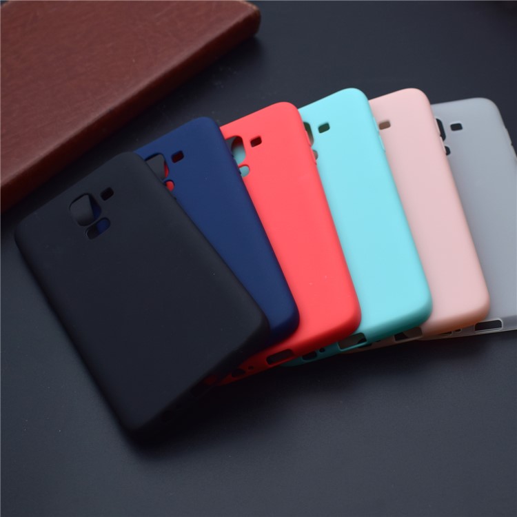 Solid Color Matte Soft TPU Phone Case for Samsung Galaxy J8 (2018) - Black-9