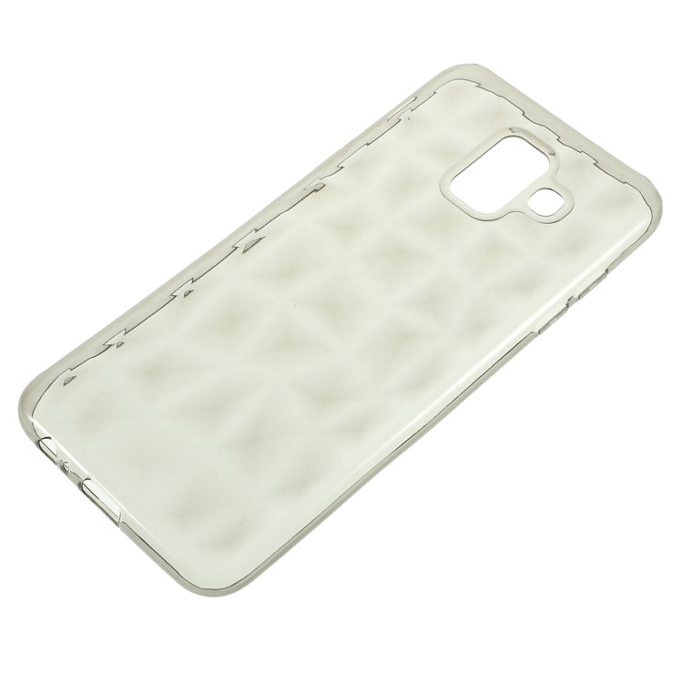 

3D Diamond Texture TPU Casing for Samsung Galaxy A6 (2018) - Grey, Galaxy A6 (2018)